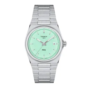 Tissot PRX (35mm) Stainless Steel Light Green Dial Watch