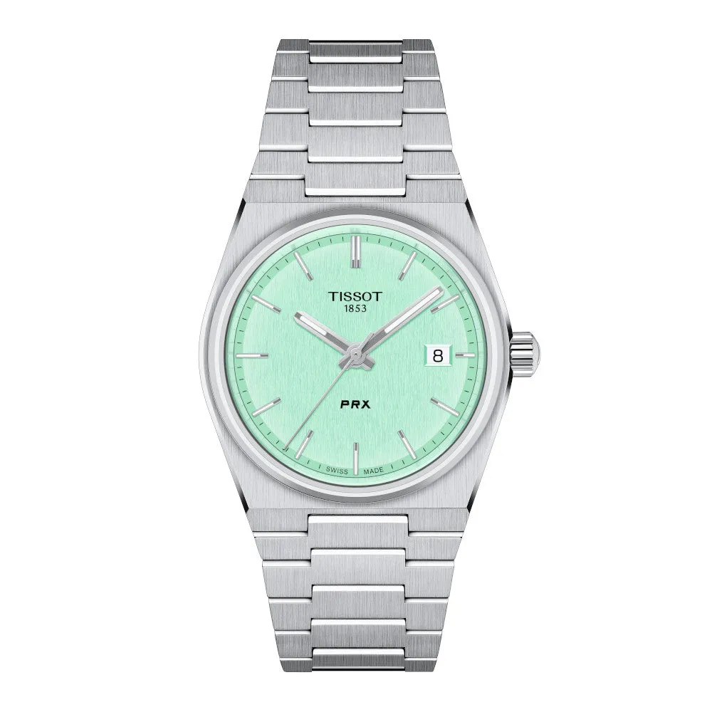 Tissot PRX (35mm) Stainless Steel Light Green Dial Watch