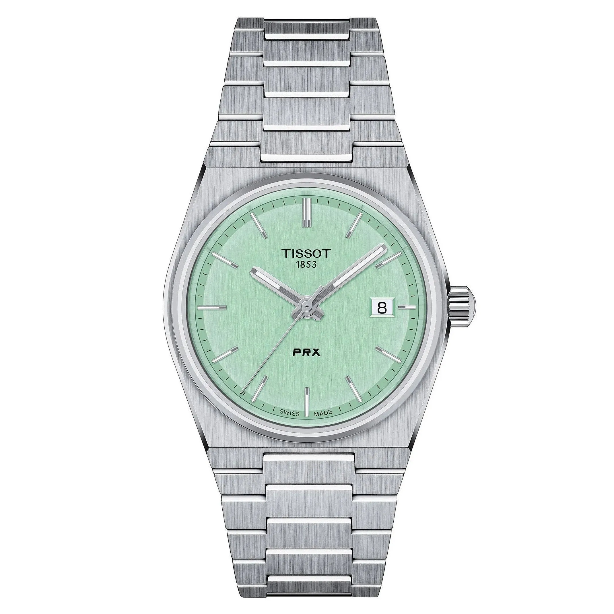 Tissot PRX (35mm) Stainless Steel Light Green Dial Watch