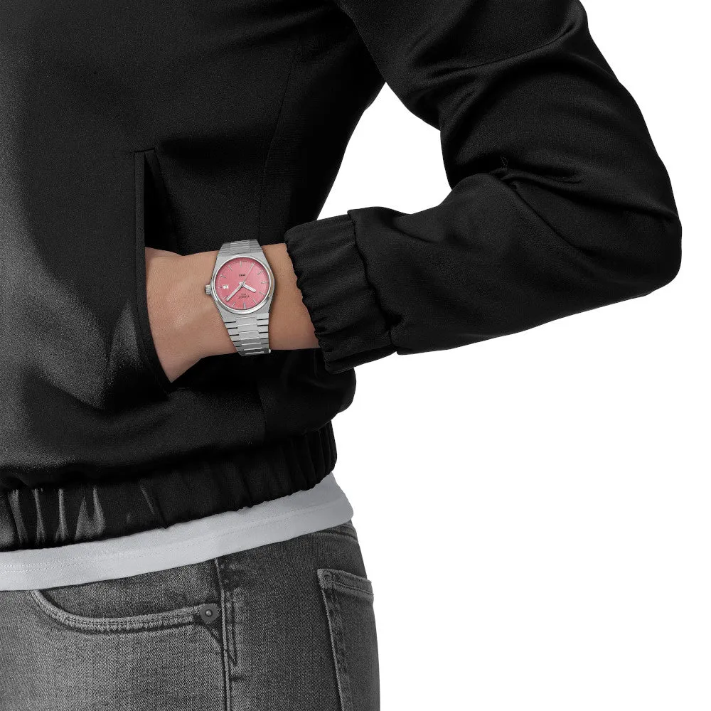 Tissot PRX (35mm) Stainless Steel Pink Dial Watch