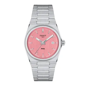 Tissot PRX (35mm) Stainless Steel Pink Dial Watch