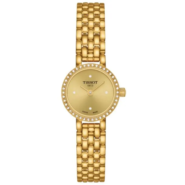 Tissot Women's Lovely Round Diamond Accent Quartz Watch T140.009.63.026.00