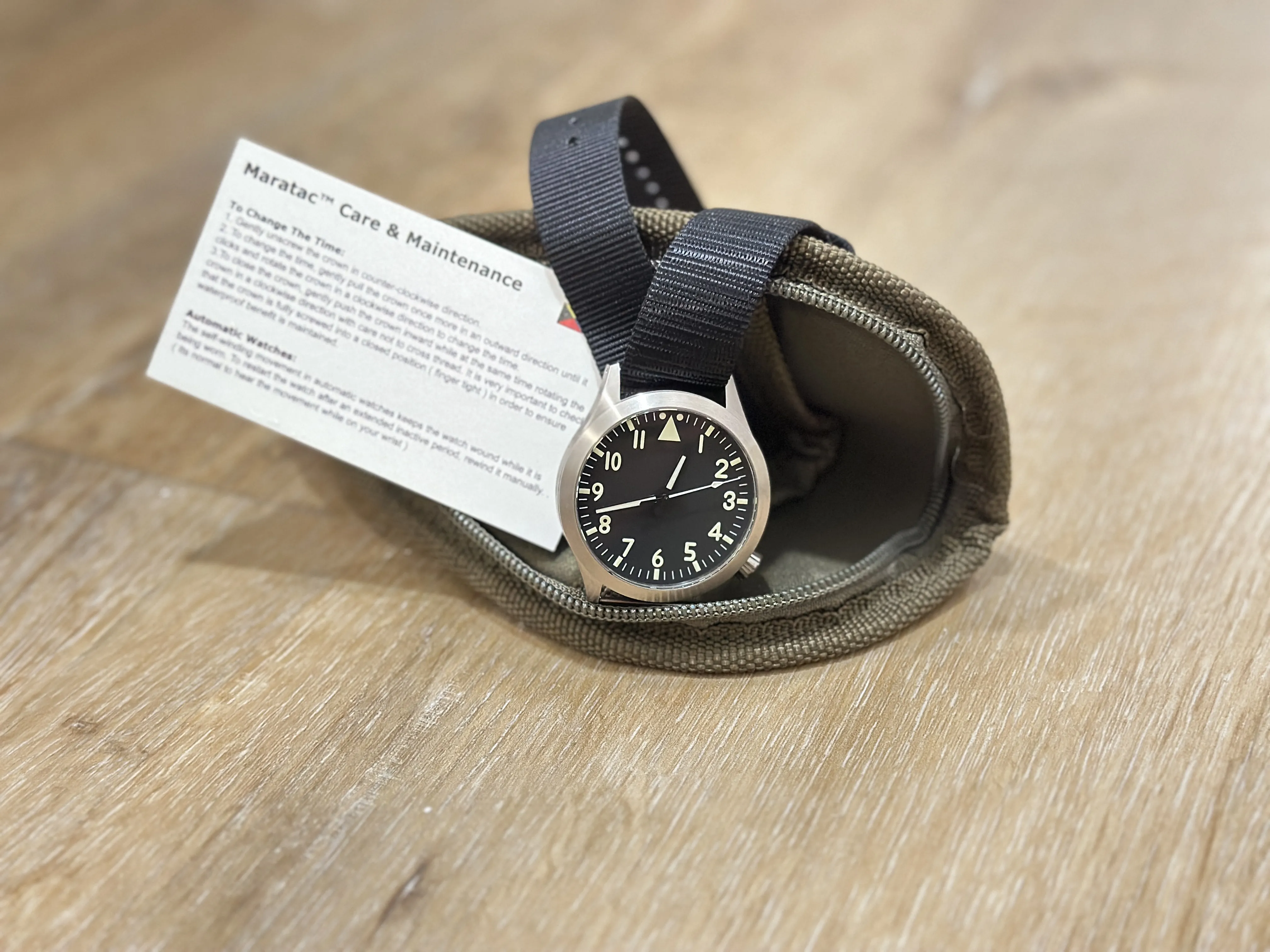 Titanium Pilot Automatic Watch by Maratac®