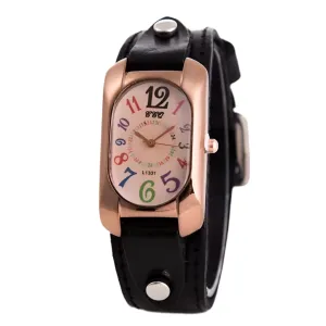 Trendy Vintage Genuine Leather  Watch