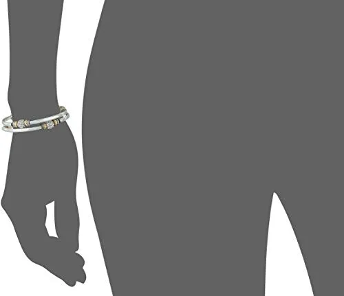 Tri Tone Bangle Bracelet for Women