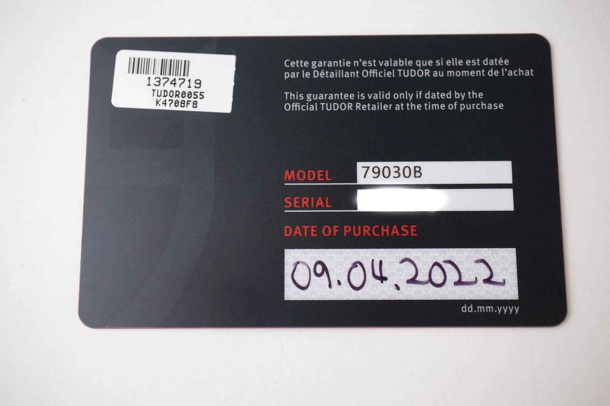 Tudor Black Bay 58 Blue 79030B