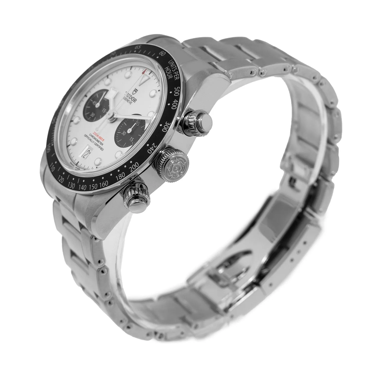 Tudor Black Bay Chrono 41mm Stainless Steel Opaline Dial & Black Bezel M79360N-0002