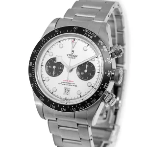 Tudor Black Bay Chrono 41mm Stainless Steel Opaline Dial & Black Bezel M79360N-0002