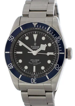 Tudor Heritage Black Bay 79220B Mens Watch Original Papers