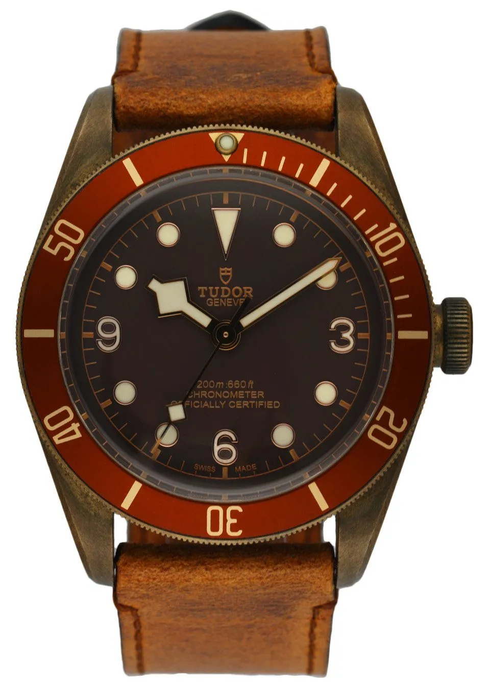Tudor Heritage Black Bay 79250BM Bronze Mens Watch Box & papers