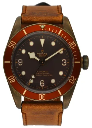 Tudor Heritage Black Bay 79250BM Bronze Mens Watch Box & papers