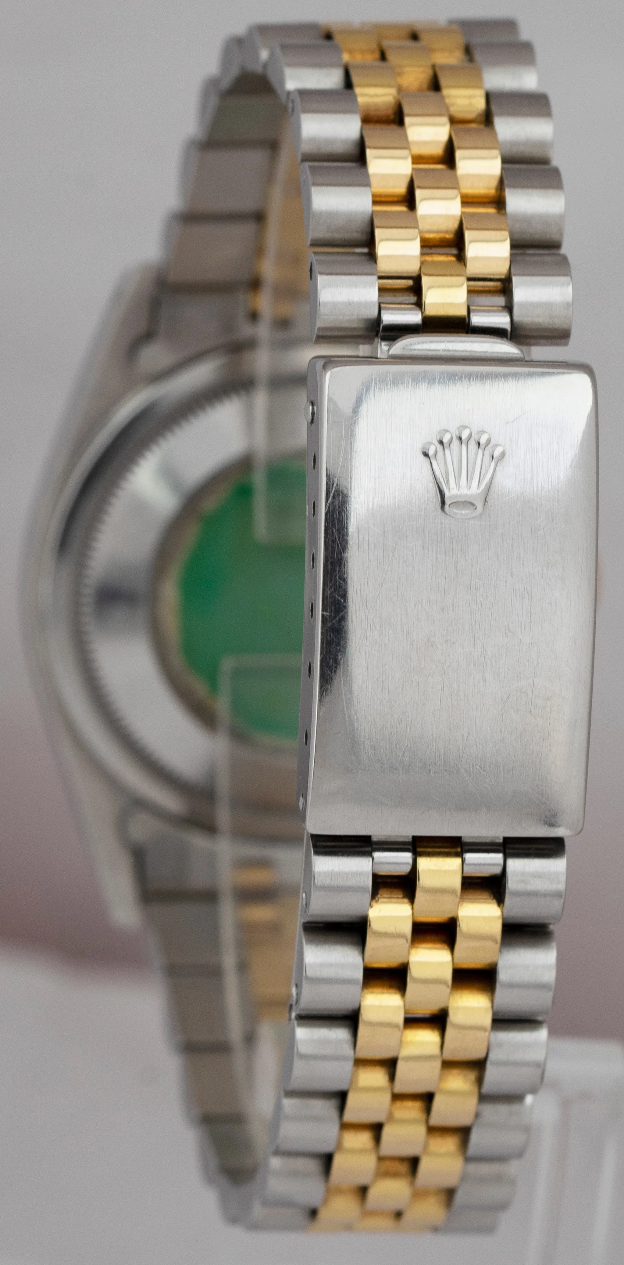 UNPOL. Rolex DateJust 36mm Champagne Diamond Two-Tone Gold Watch 16233 B P