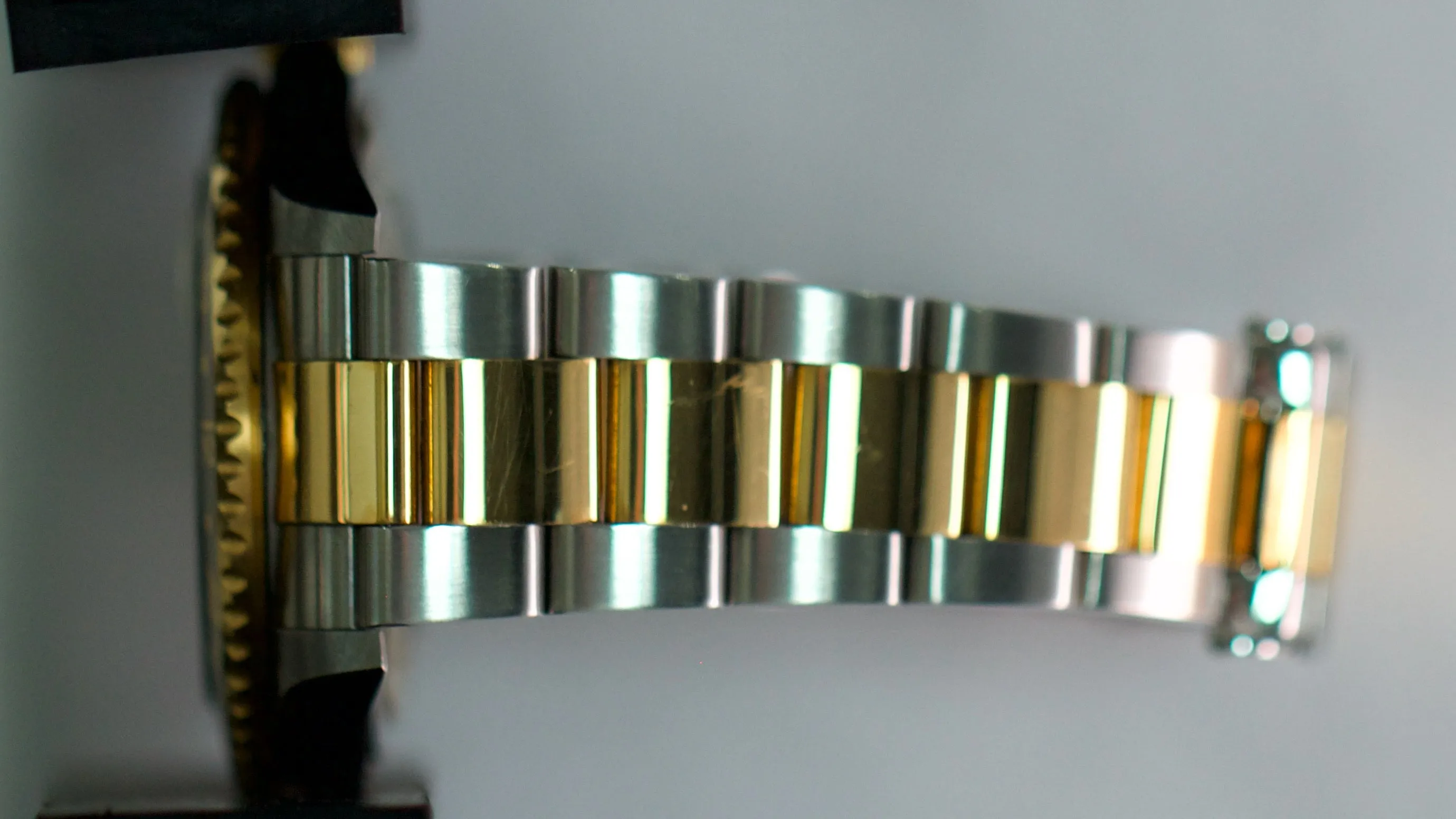 UNPOLISHED Rolex GMT-Master II NO-HOLES Black PAPERS 18K Gold 40mm 16713 BOX