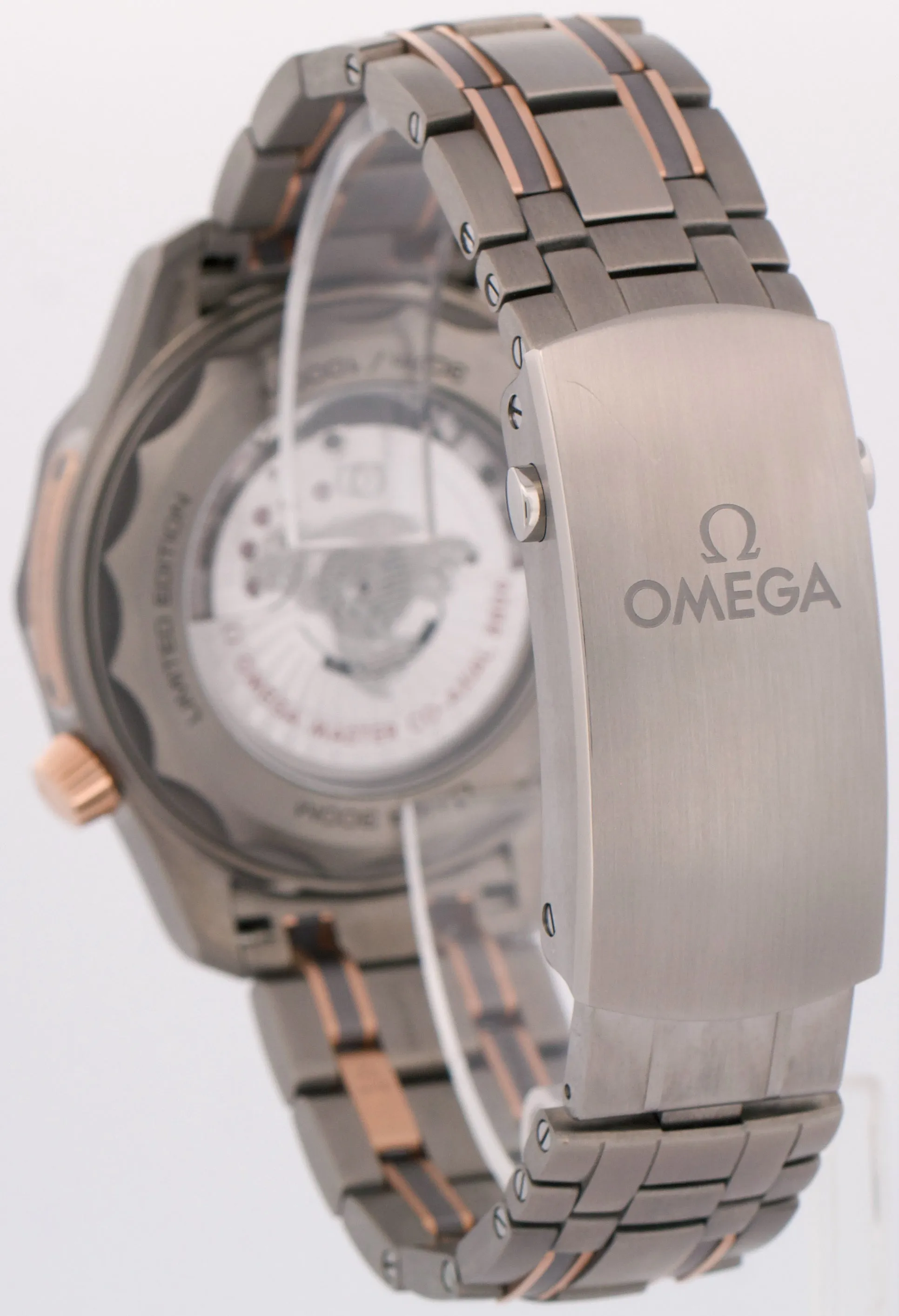 UNWORN 2024 PAPERS Omega Seamaster TITANIUM 18K GOLD 210.60.42.20.99.001 BOX