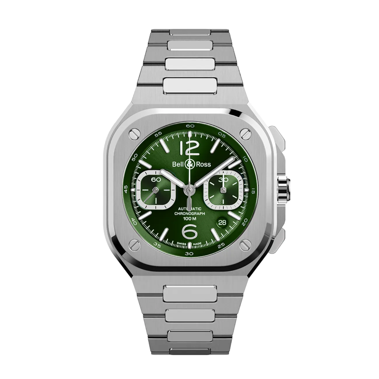 URBAN - BR 05 CHRONO GREEN STEEL