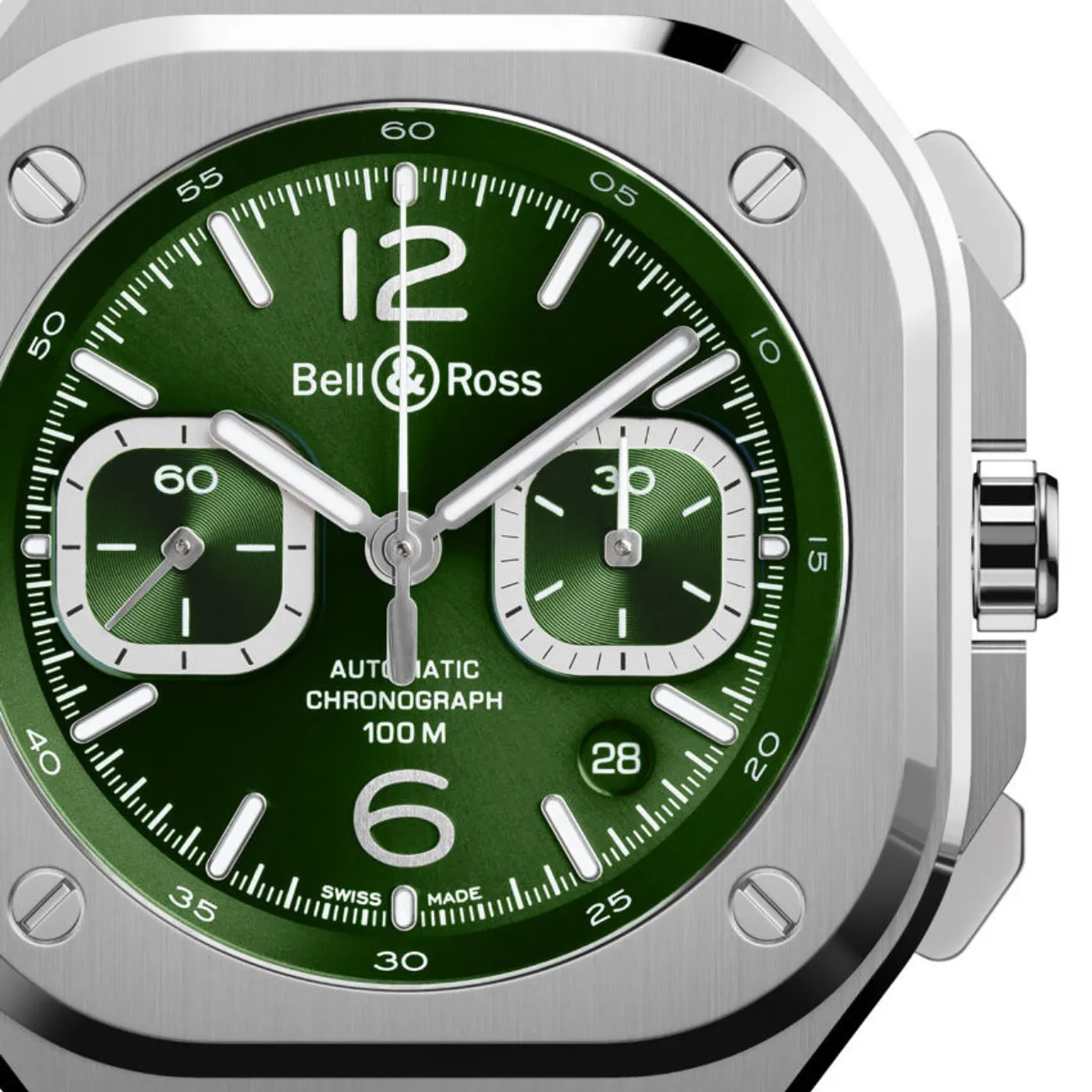 URBAN - BR 05 CHRONO GREEN STEEL