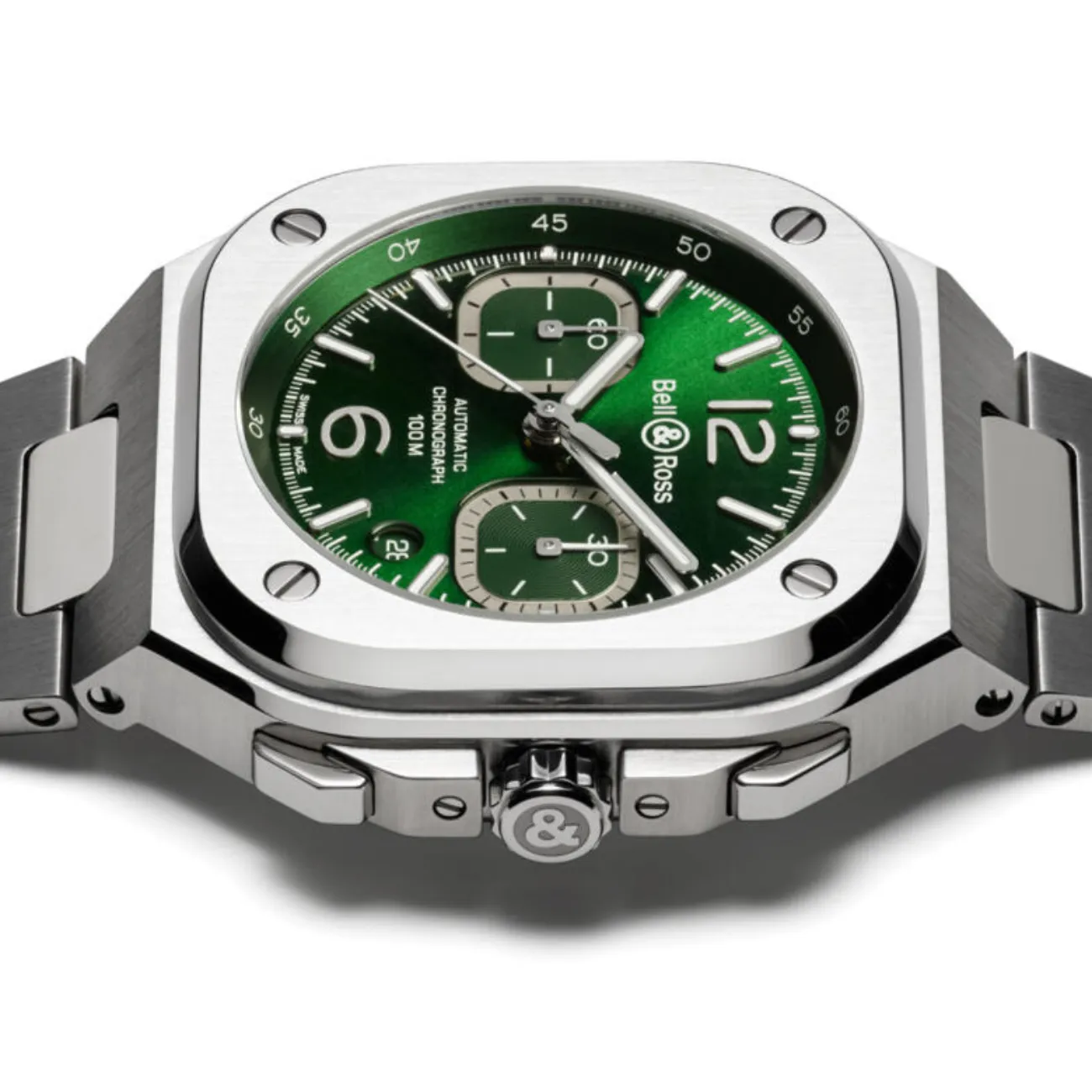 URBAN - BR 05 CHRONO GREEN STEEL