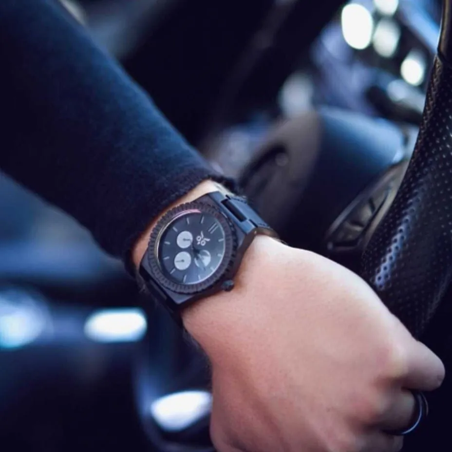 Venom - Ebony Wooden Watch