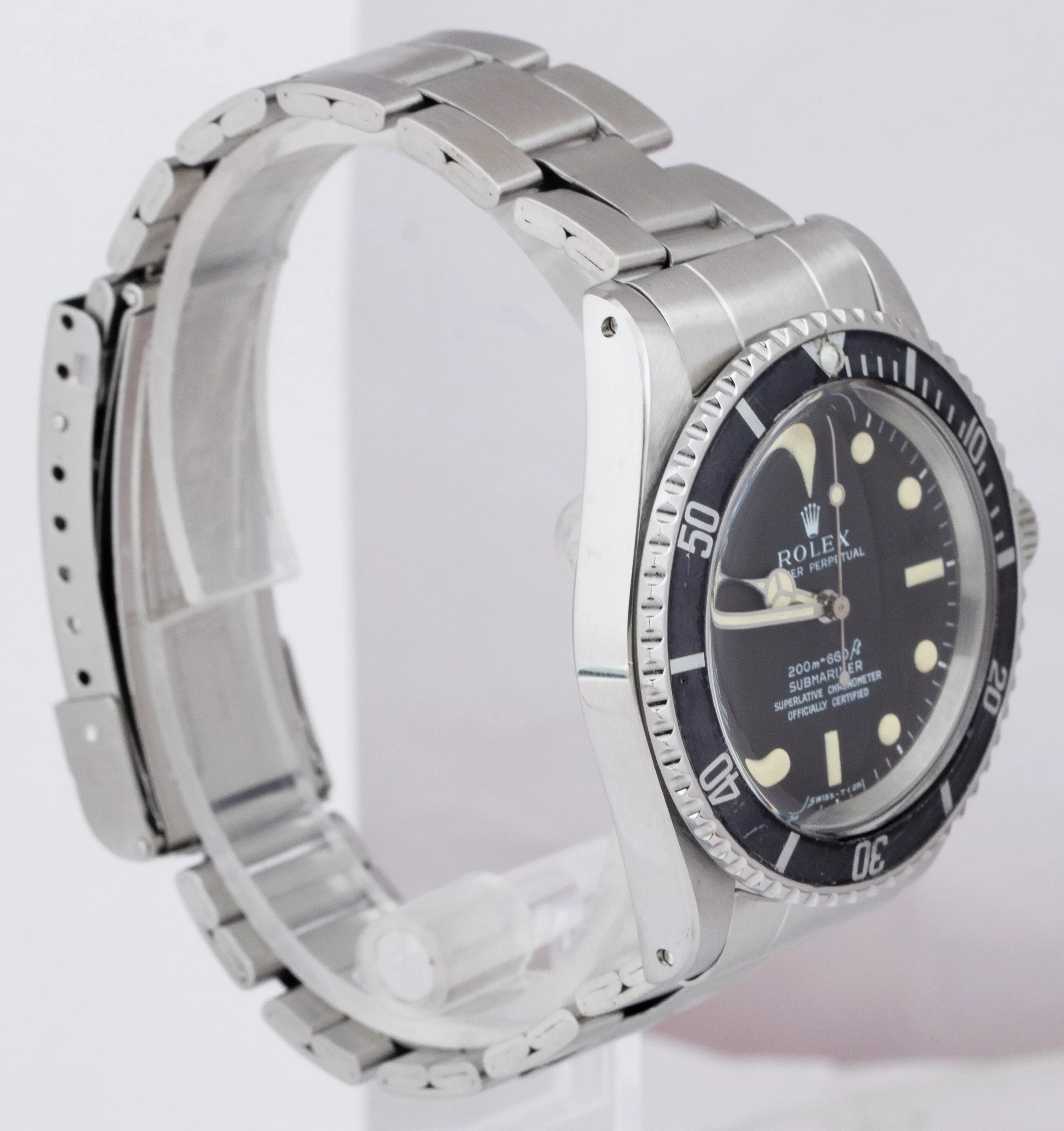 Vintage 1967 Rolex Submariner No-Date 40mm METERS FIRST 5512 Dial Watch BOX