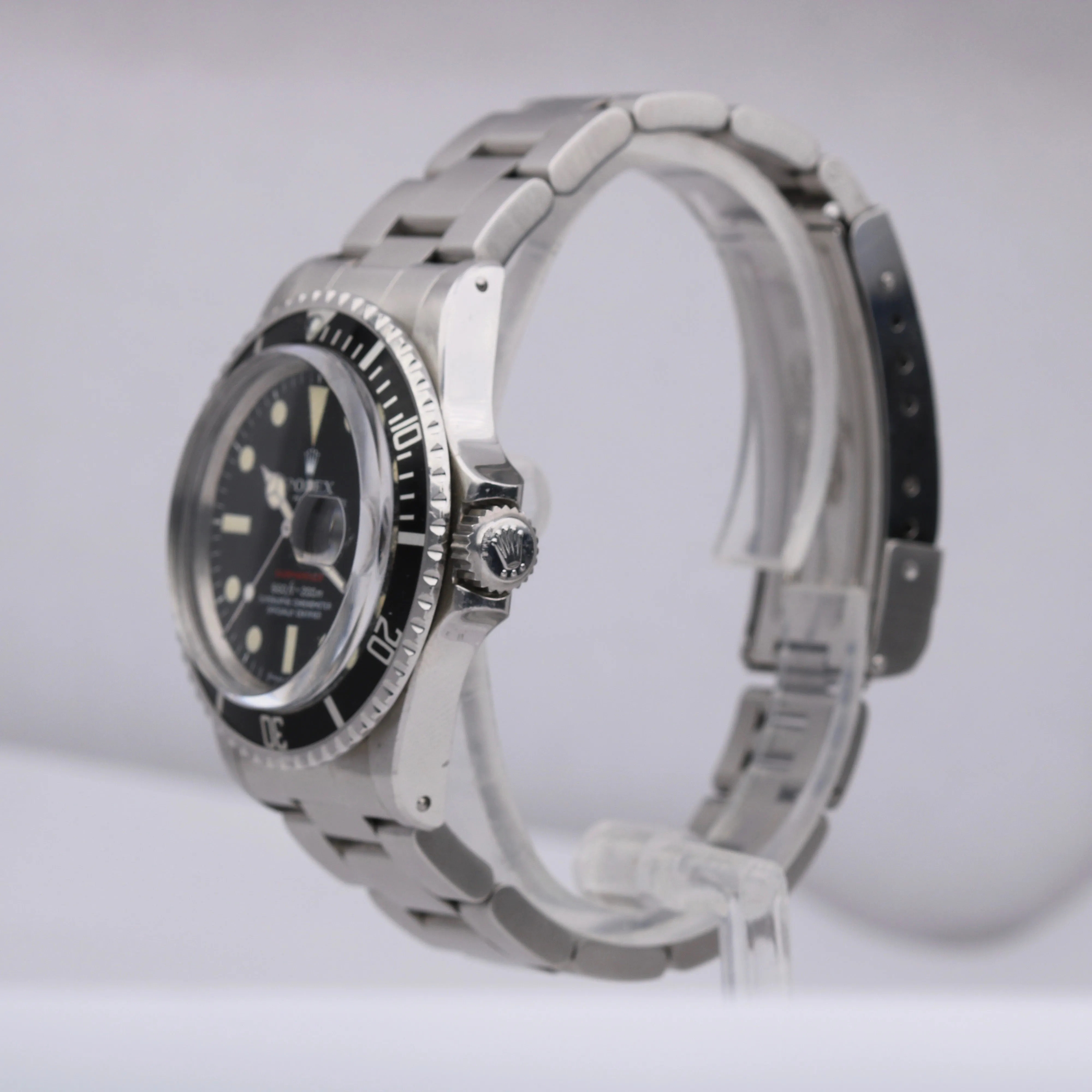 Vintage 1972 Rolex Submariner RED 1680 MK5 MKV 3.3X Stainless 40mm Watch