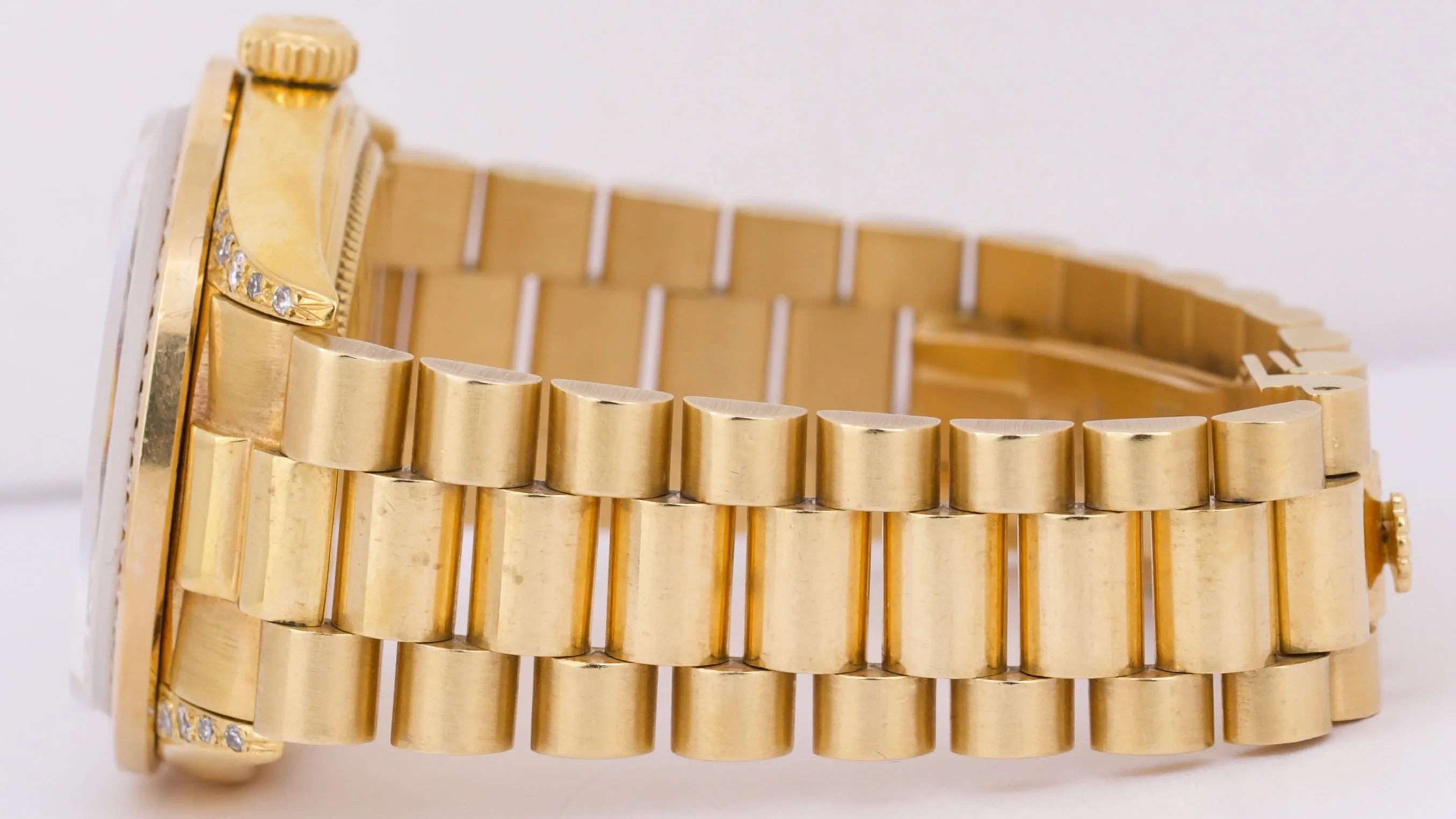 VINTAGE 1979 Rolex Day-Date President CHAMPAGNE DIAMOND 36mm 18K Gold 1803 Watch