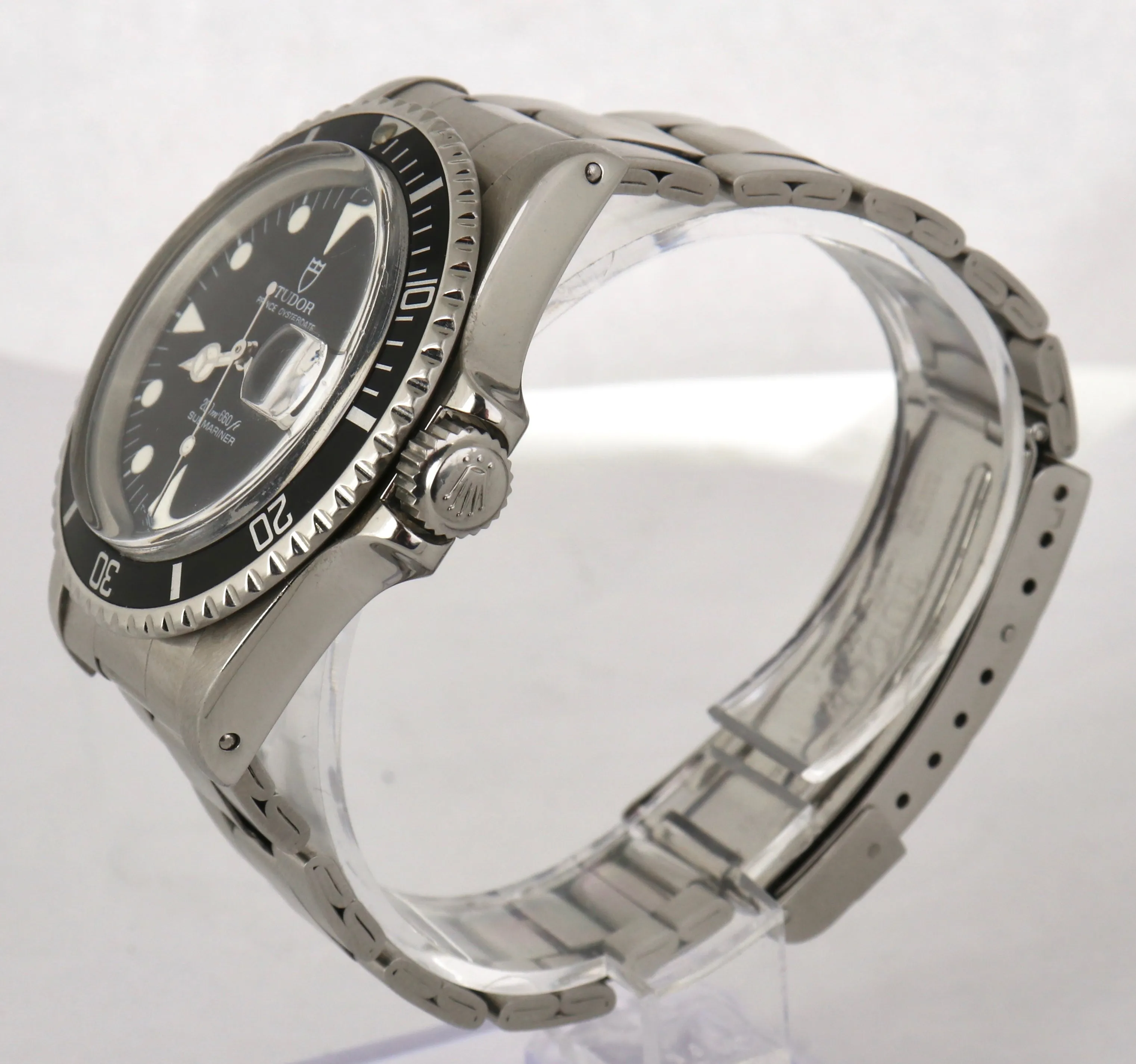 Vintage 1989 Tudor Submariner Date Matte Black Prince Date T-SWISS-T 40mm 79090