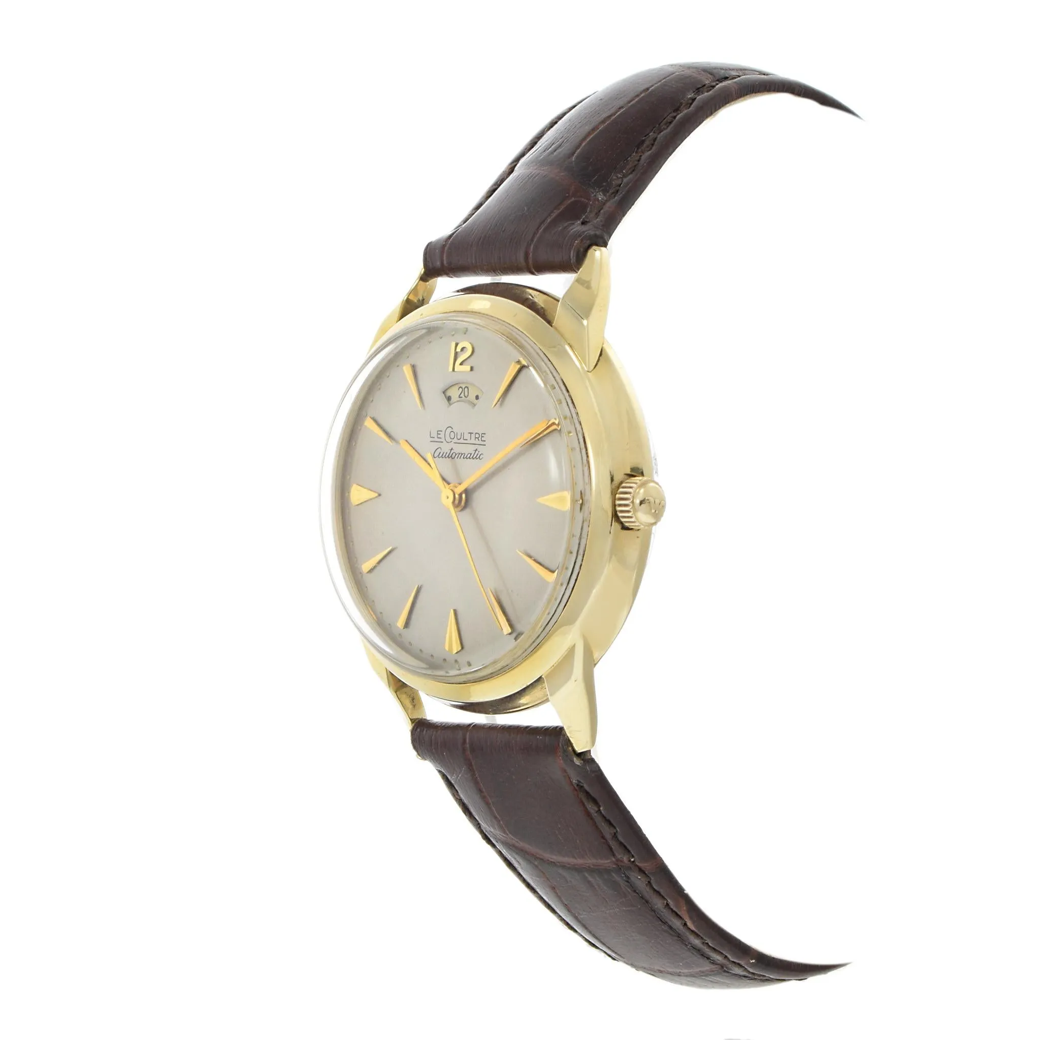 Vintage Early 1960s LeCoultre Powermatic 35mm 14K Yellow Gold – Bumper Automatic