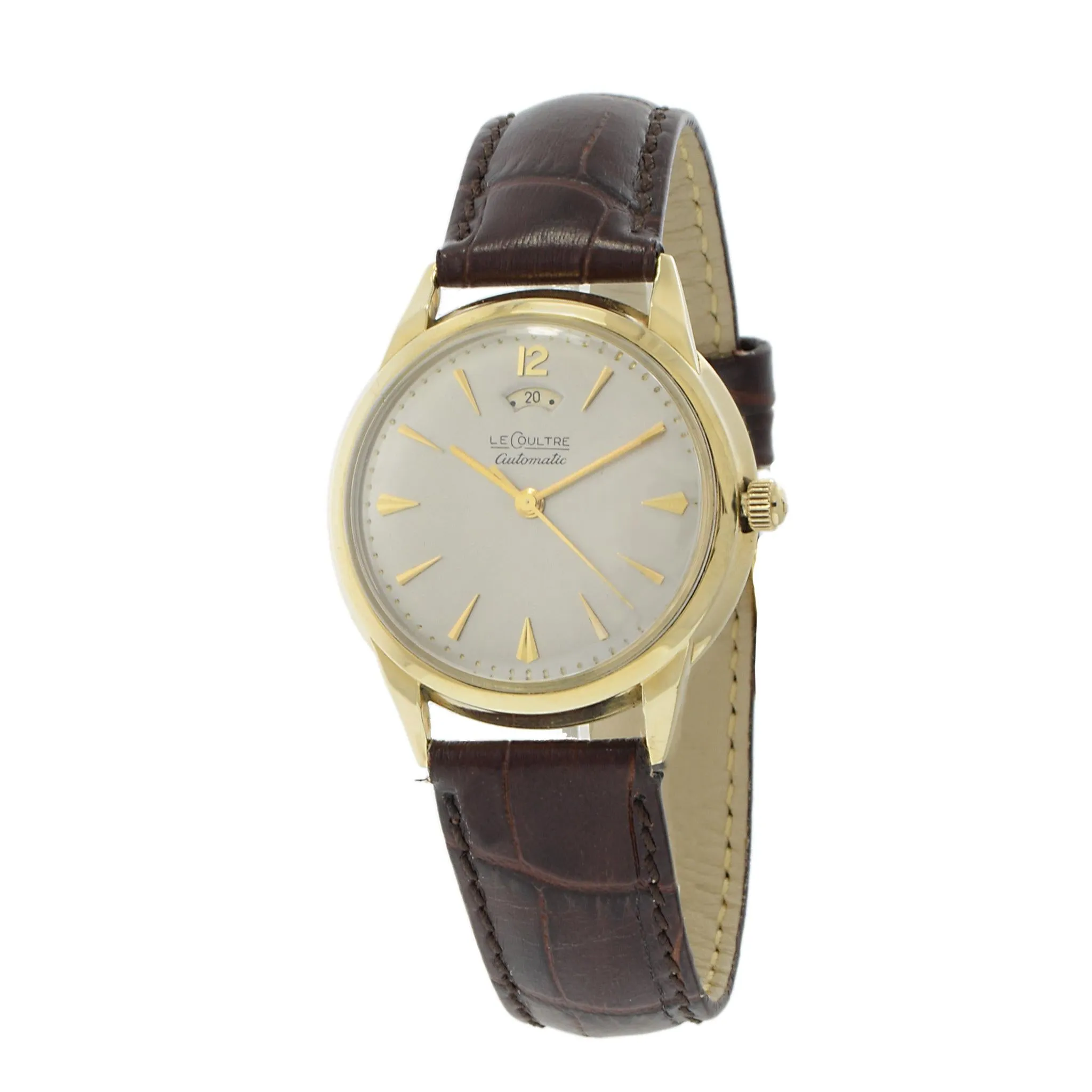 Vintage Early 1960s LeCoultre Powermatic 35mm 14K Yellow Gold – Bumper Automatic