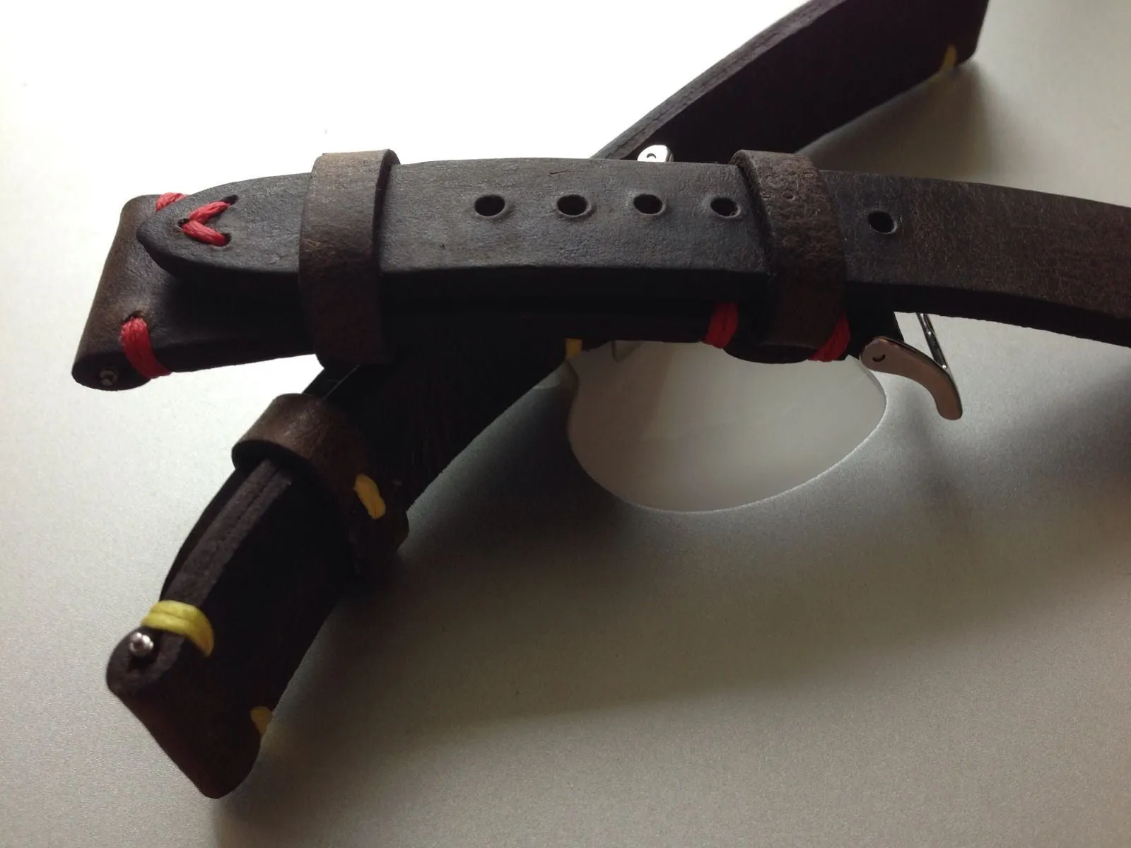 Vintage Real Leather Strap for Rolex, IWC, Omega (Dark Brown) - 20mm/16mm