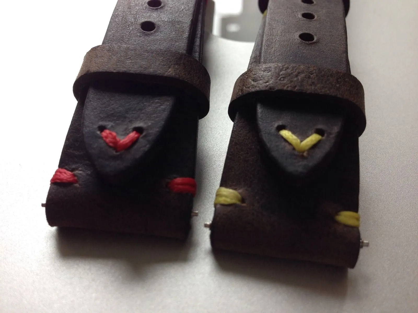 Vintage Real Leather Strap for Rolex, IWC, Omega (Dark Brown) - 20mm/16mm