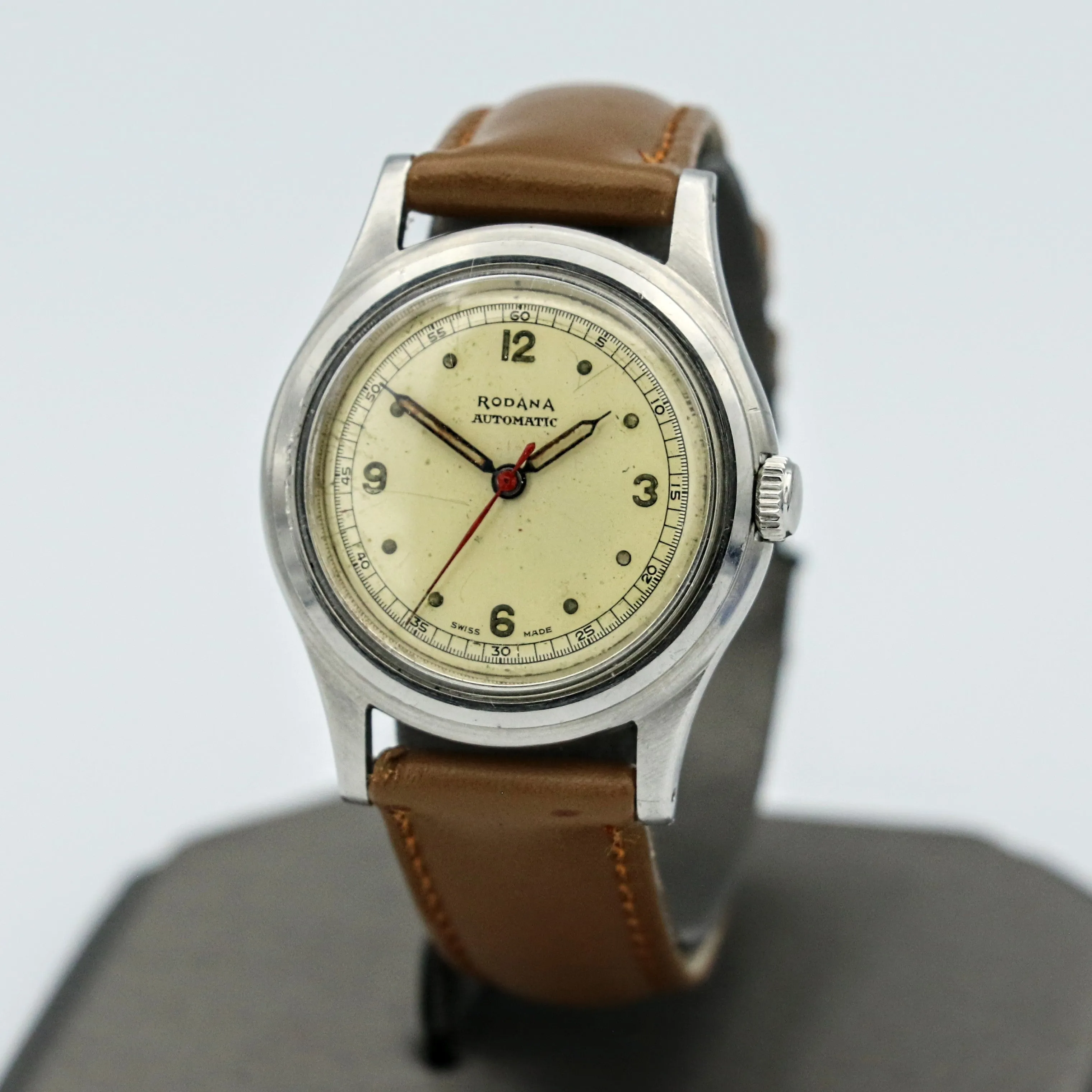 Vintage RODANA SWISS Automatic Wristwatch Waterproof Antimagnetic Shock Absorber Watch
