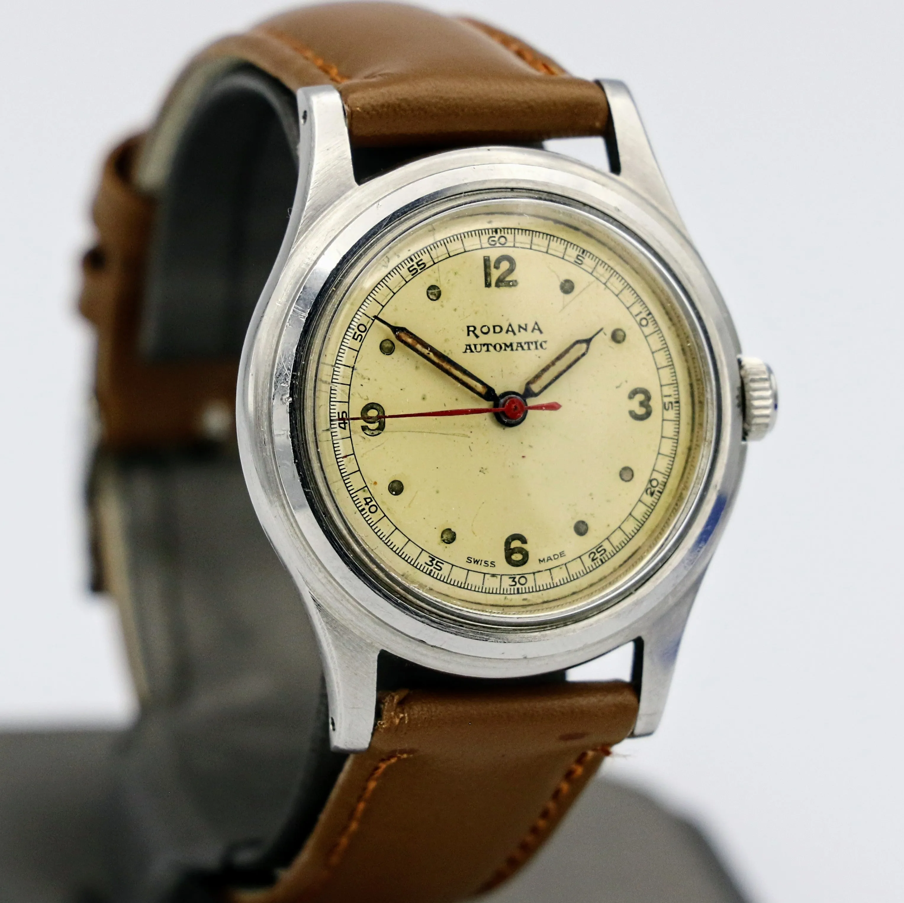 Vintage RODANA SWISS Automatic Wristwatch Waterproof Antimagnetic Shock Absorber Watch