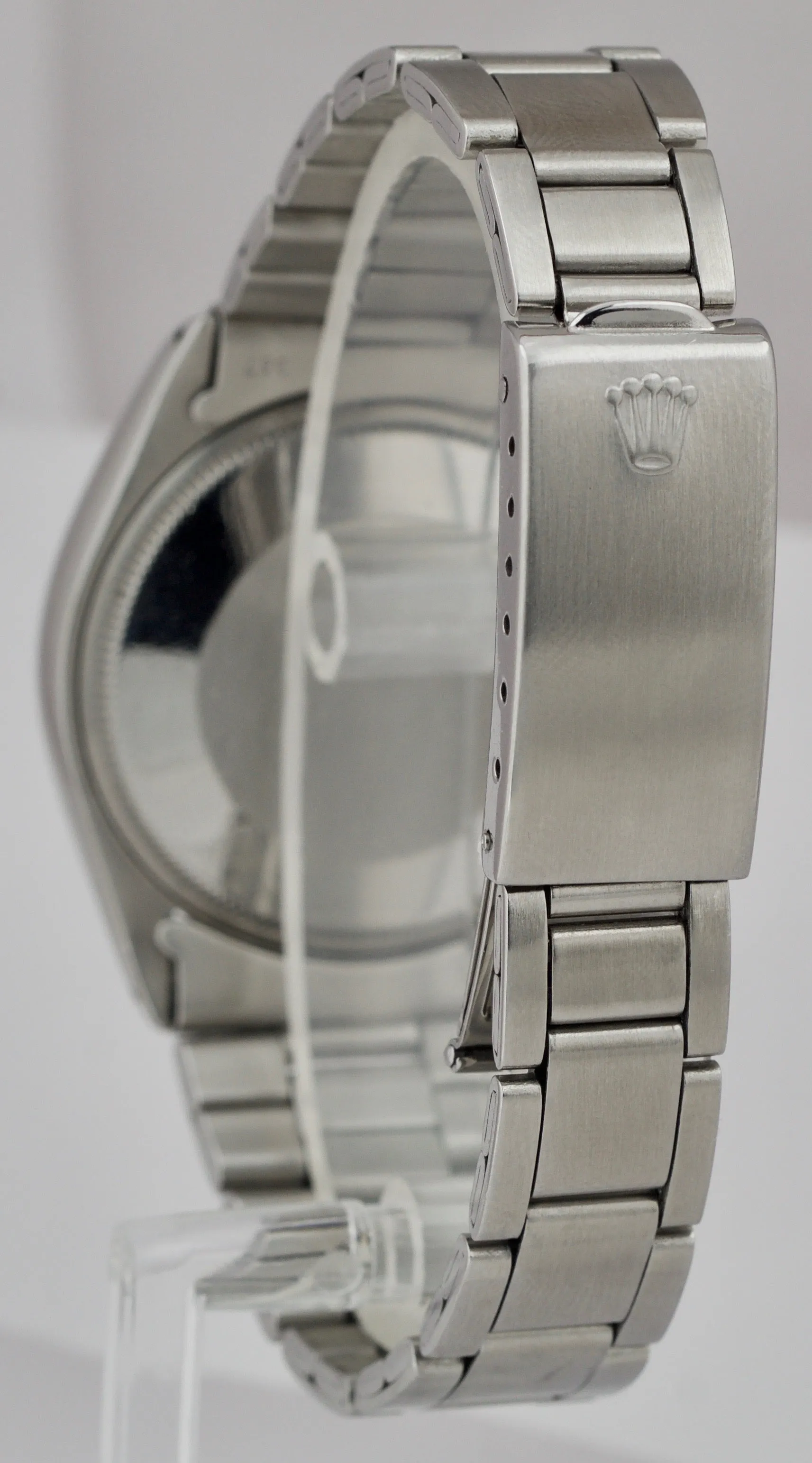 Vintage Rolex Air King Silver Stainless Steel 34mm Oyster Automatic Watch 5500