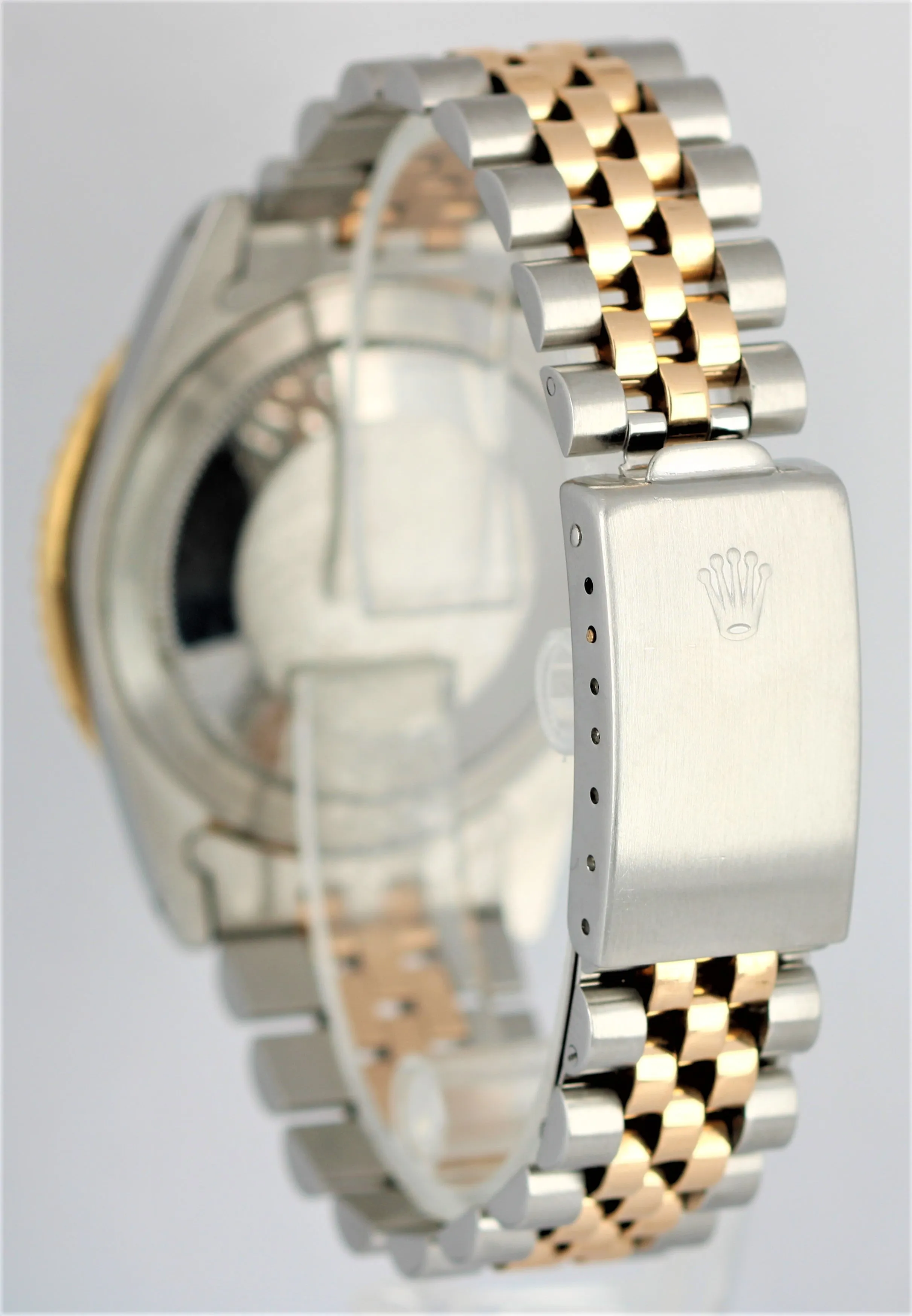 Vintage Rolex GMT-Master Two-Tone 18k Gold Stainless Black 40mm 16753 Watch