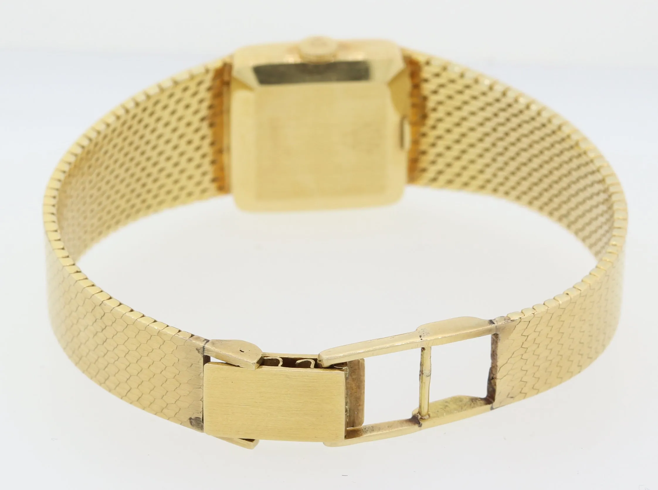 VTG Ladies Rolex 18k Solid Yellow Gold Precision 1400 Stick Manual Wind Watch A8