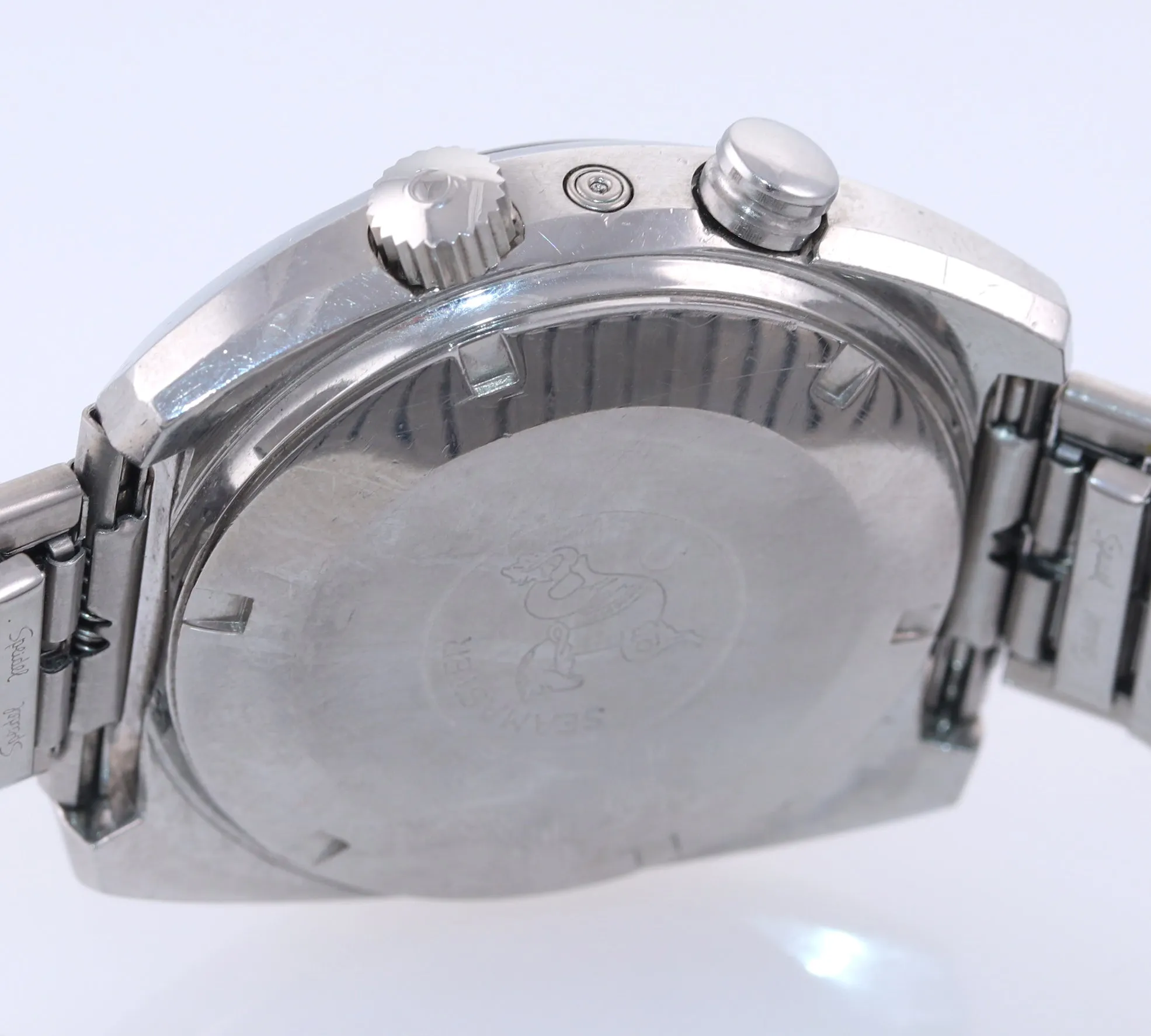 VTG Omega Seamaster Memomatic Steel 166.072 Alarm Automatic Cal 980 40mm Watch
