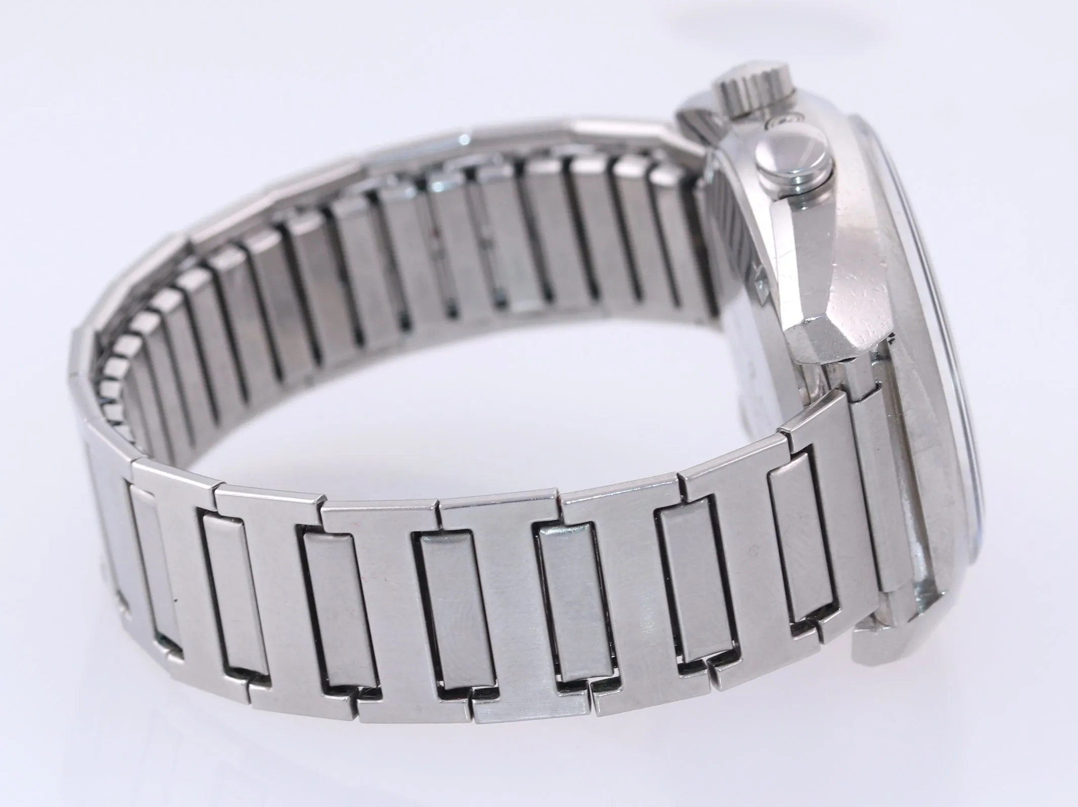 VTG Omega Seamaster Memomatic Steel 166.072 Alarm Automatic Cal 980 40mm Watch