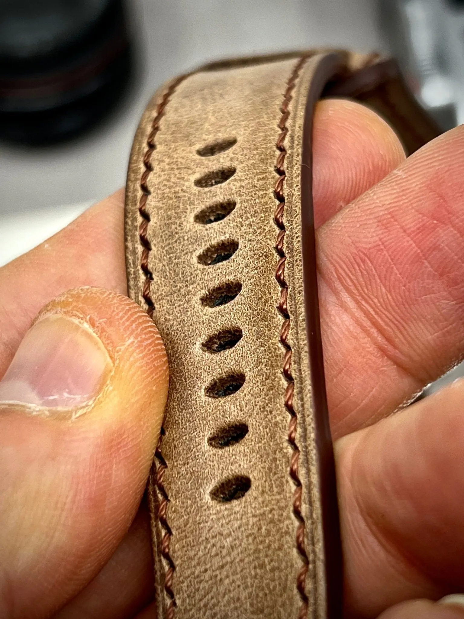 Watch Band 20mm, Leather watch strap, Cuff band, Leather bund strap, watch strap 19mm, Vintage Brown wristwatch Band