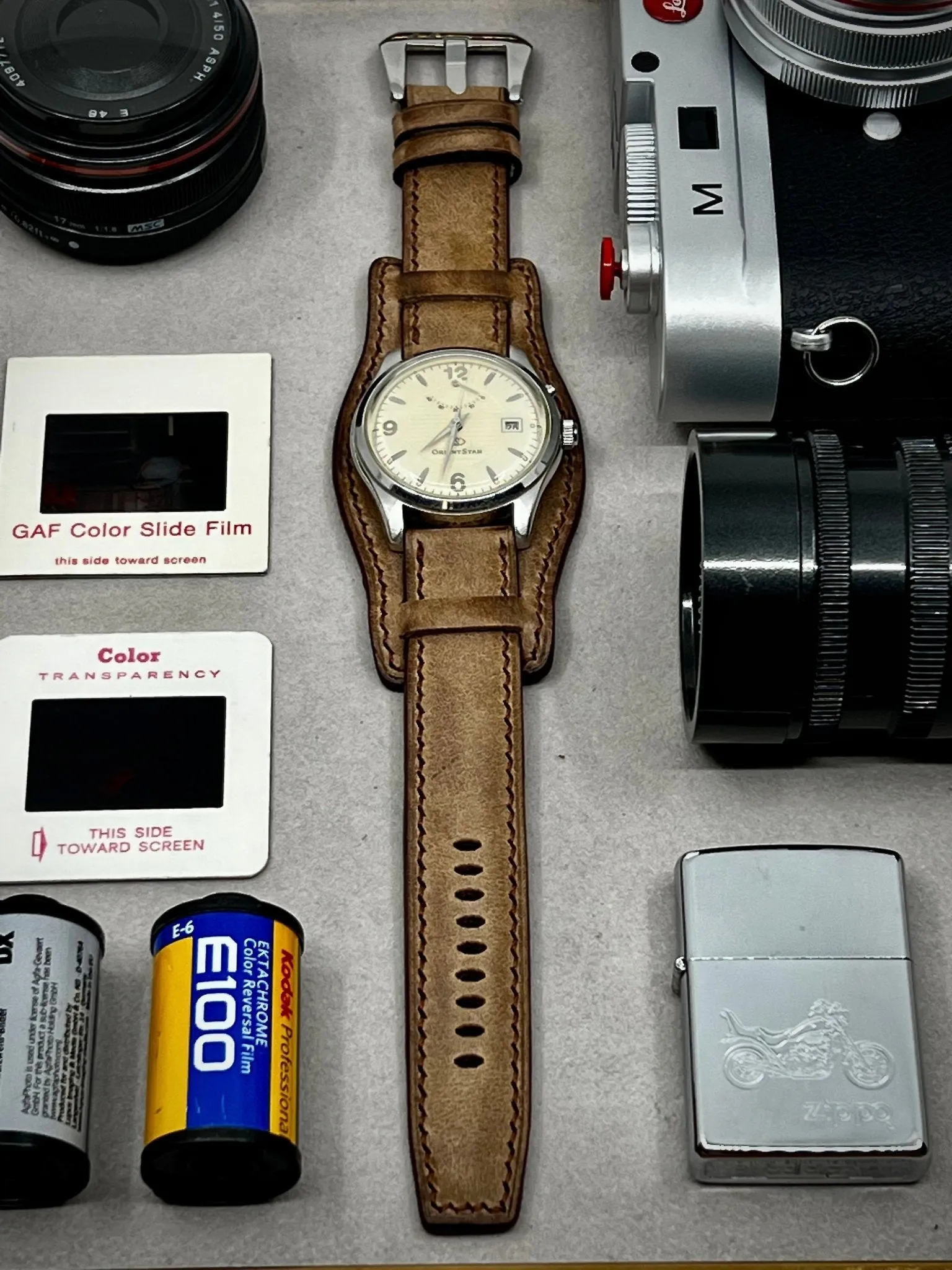 Watch Band 20mm, Leather watch strap, Cuff band, Leather bund strap, watch strap 19mm, Vintage Brown wristwatch Band