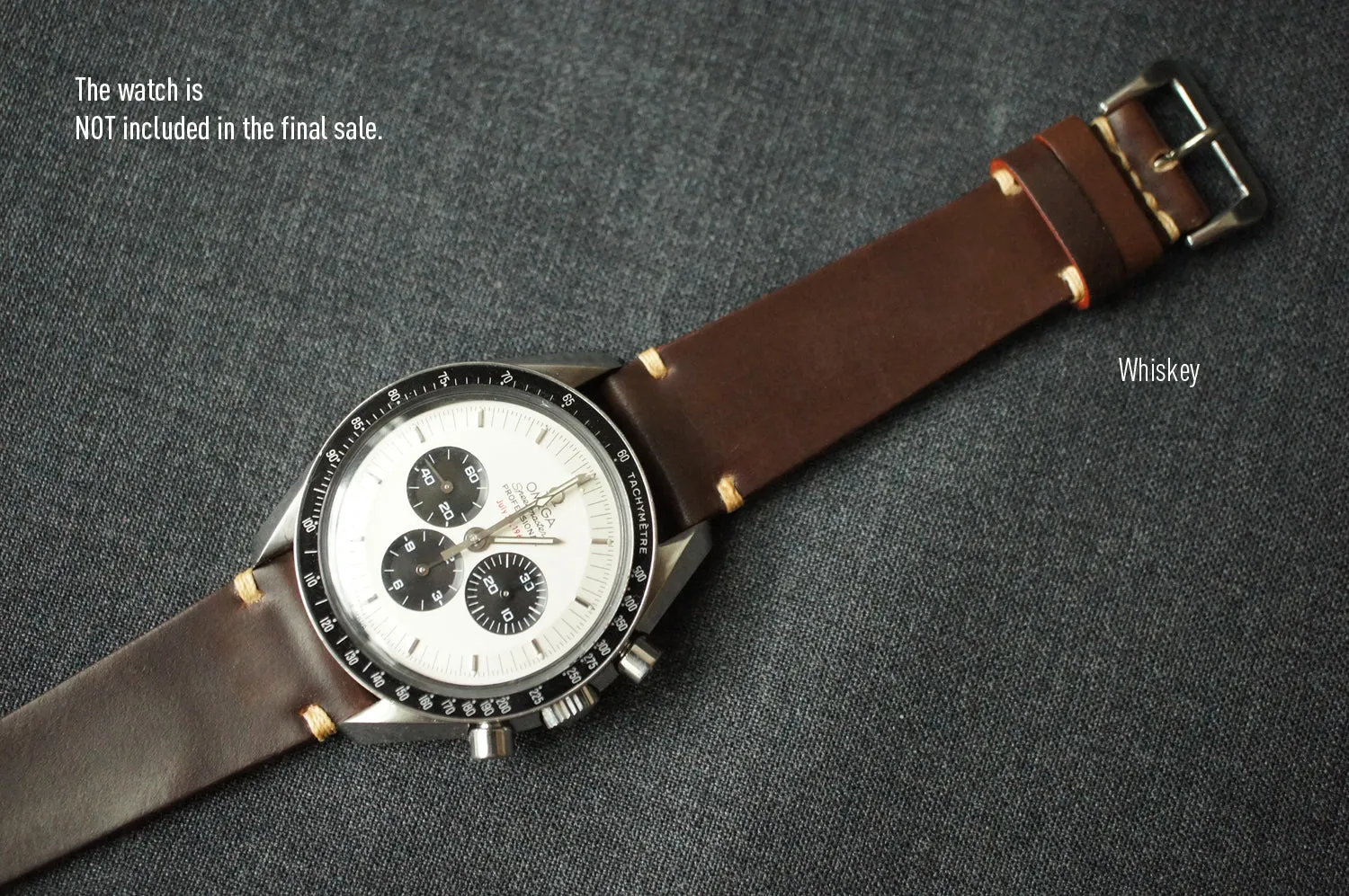 WHISKEY HORWEEN SHELL CORDOVAN CUSTOM MADE STRAP