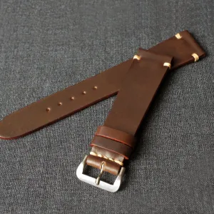 WHISKEY HORWEEN SHELL CORDOVAN CUSTOM MADE STRAP