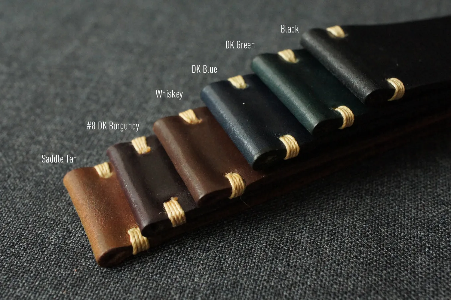 WHISKEY HORWEEN SHELL CORDOVAN CUSTOM MADE STRAP