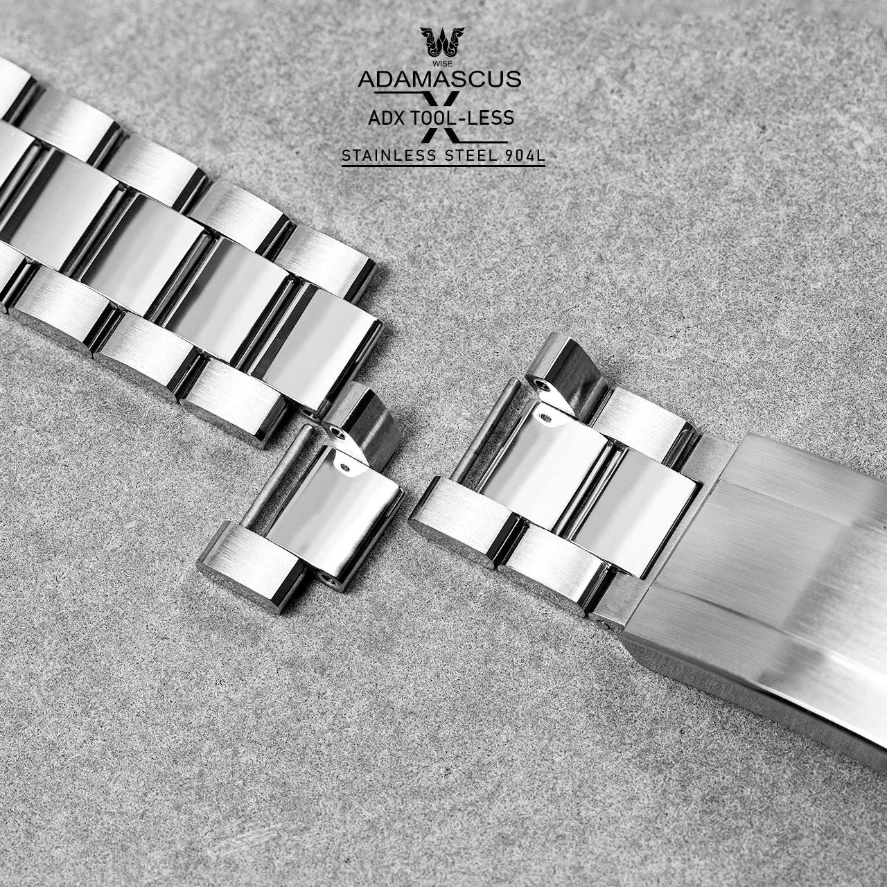 WISE ADX Bracelet Stainless steel 904L 20 mm.