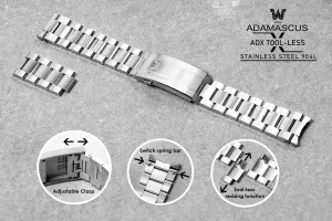 WISE ADX Bracelet Stainless steel 904L 20 mm.