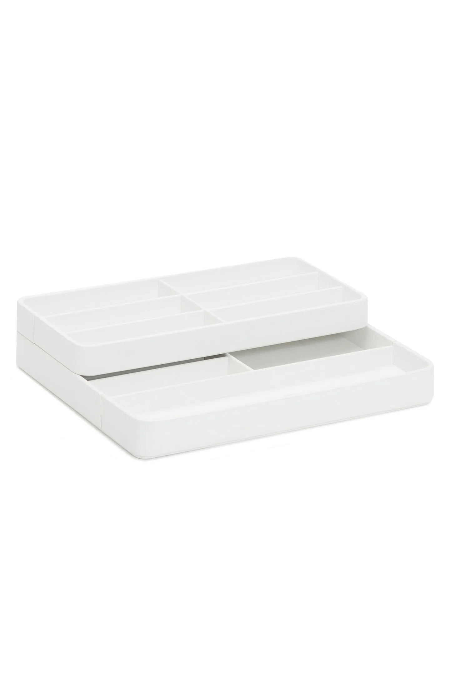 WOLF Watch Valet with Strap Tray for Apple Watch - WHITE