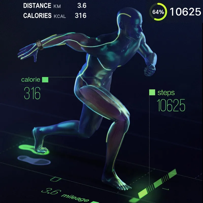 Women  Smart Electronic Watch Calorie Sports DND Mode for Android IOS