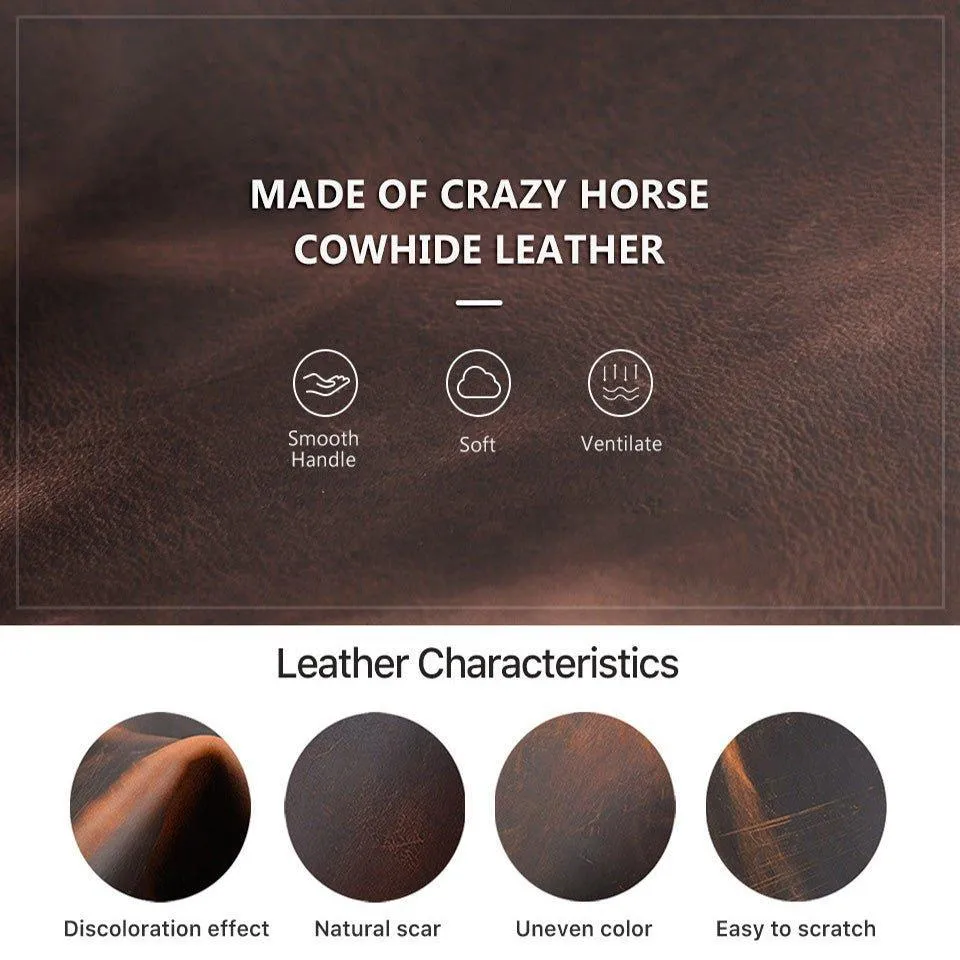 Woosir Leather Watch Roll Case for Men for 3 Watches