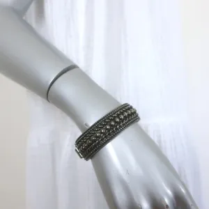 Yves Saint Laurent Marrakech Hinge Bracelet Gunmetal